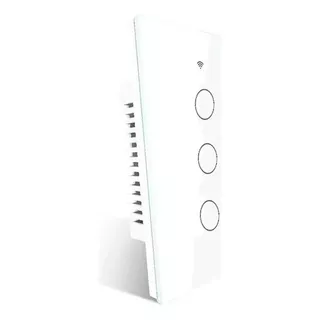 Apagador 3 Botones Smartlife Wifi Blanco Sin Neutro