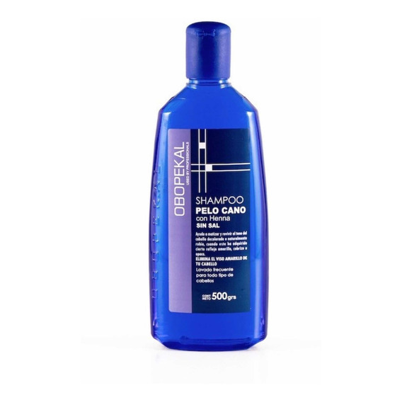 Pack 10 Shampoo Pelo Cano Con Henna Sin Sal 500g Obopekal