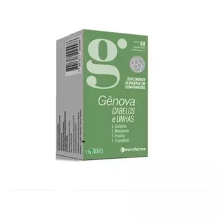 Genova Cabelos E Unhas 60 Cps+ 40 Cps Grátis (total 100 Cps)