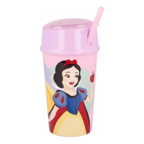 Vaso Infantil Snack Porta Cerealero Princesas Disney Color Multicolor Minnie Mouse