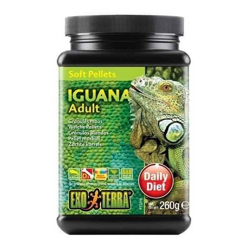 Exo Terra Alimento Iguana Adulta 260 Gr Reptil Herbívoro