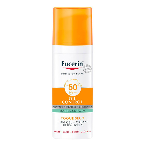 Eucerin Sun Fps50 Oil Control Gel Crema Facial Toque Seco