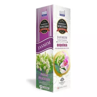 Incenso Mix Darshan Box Com 2 Aromas Jasmim + Orquídea