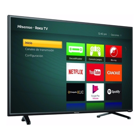 Pantalla Smart Tv Hisense 32 Pulgadas Led Con Roku Netflix