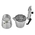 Cafetera Expresso Italiana Aluminio 12 Tazas Color Plateado