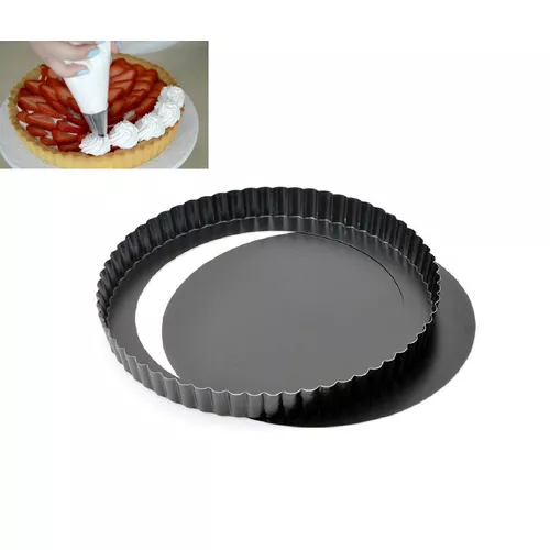 Molde para Pie kuchen desmontable base 20 cm, parte superior 22 cm –  Repostería Genesis