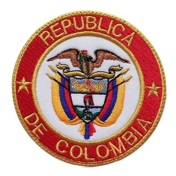 Escudo Colombia Bordado 8.5cms