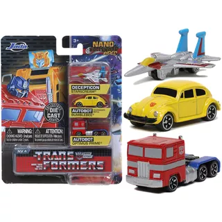 Jada Toys Transformers Nano Hollywood Rides Three-pack