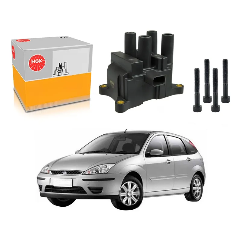 Bobina Ignição Ngk Focus 1.6 Zetec Flex 2007 A 2008