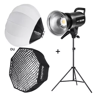 Lâmpada Led Godox Sl60dii Softbox Lanterna Ou Octabox 95cm Cor Da Luz Softbox Lanterna 65cm 110v/220v