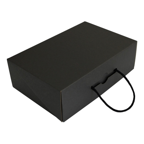 50 Mailbox Con Agujeta 30x20x9.5 Cm Caja Envíos Negro Gr-1