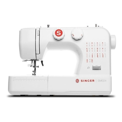 Máquina de coser recta Singer SM024-RD portable blanca 220V