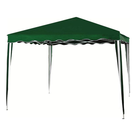 Gazebo Autoarmable Liviano Verde Plegable 3x3mts Arye