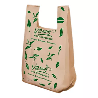 Bolsa Biodegradable De Asa Poliseda Marca Vitabag (1 Kg)