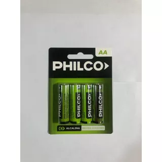 Philco Pila Alcalina Aa X 4 Unidades