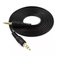 Cable Audio Auxiliar 3.5mm Gio 1.5 Mts Chapado En Oro