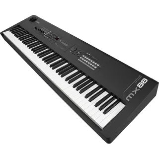 Teclado Yamaha Sintetizador Mx88 Bk 88 Teclas Preto