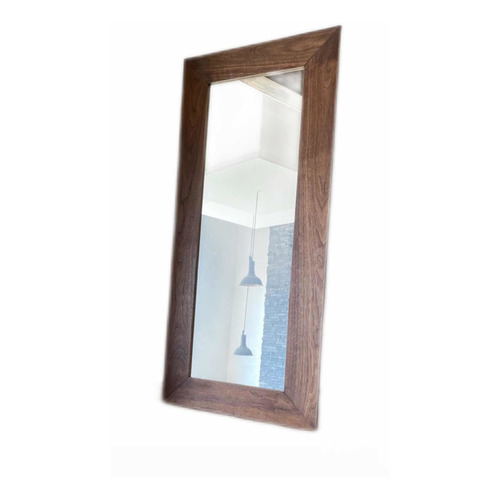 Espejo rectangular de pie Argoz Nogal de 150cm x 66cm marco marrón