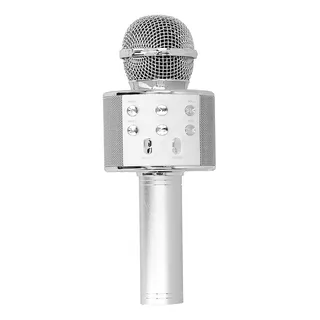 Micrófono Con Bocina Inalámbrico Bluetooth De Karaoke 