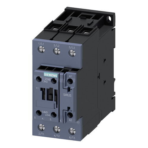 Siemens 3rt2036-1ar60 Contactor De Potencia, Ac-3 50 A, 22 K