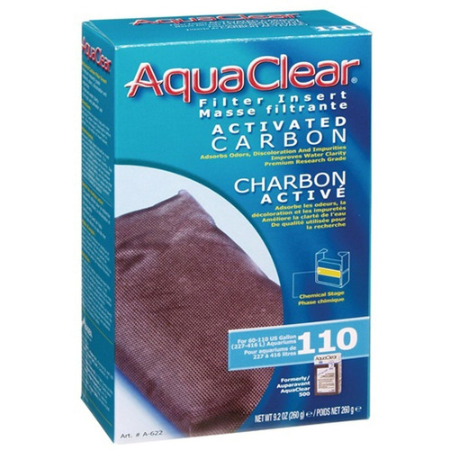 Carbón activado filtrante para acuarios Aqua Clear Carbon Activo 260gr de 260g