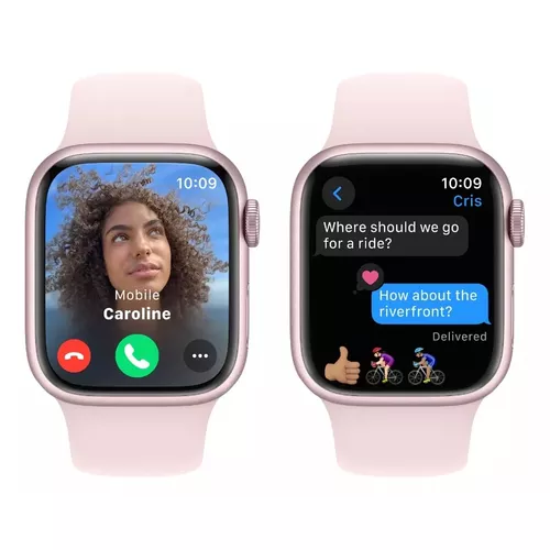 Comprar Apple Watch Series 9 GPS + Cellular • Caixa rosa de