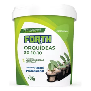 Adubo Fertilizante 30-10-10 Forth Orquídea Crescimento 400g