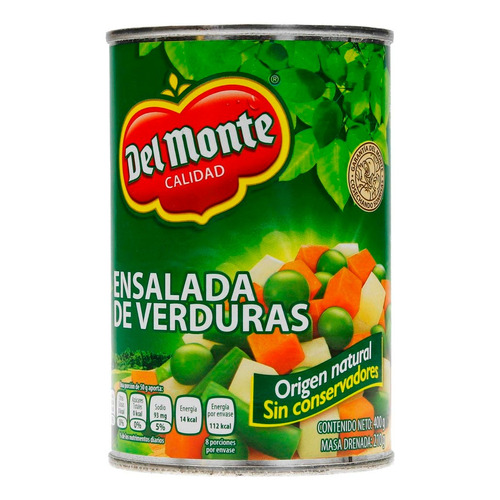 8 Pack Ensalada De Verduras Del Monte 400