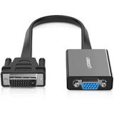 Adaptador Dvi-d 24+1 Macho Para Vga Fêmea Cabo Plano Ugreen