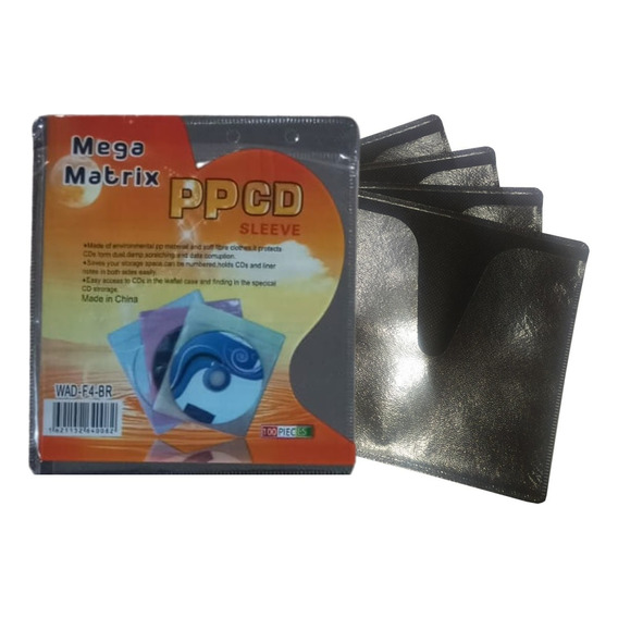 Felpa Estuche Color Negro X100 Und Para Toda Clase Cd Dvd Bd