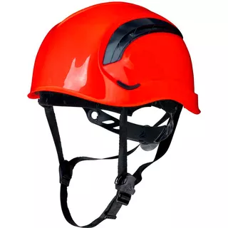 Casco Deltaplus Trabajo En Altura, Escalada, Rescate Color Naranjo