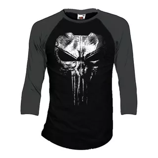 Playeras Punisher Manga 3/4 Para Hombre Y Mujer