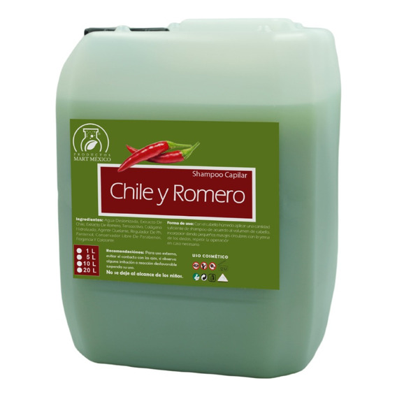  Shampoo De Chile & Romero 20 Litros