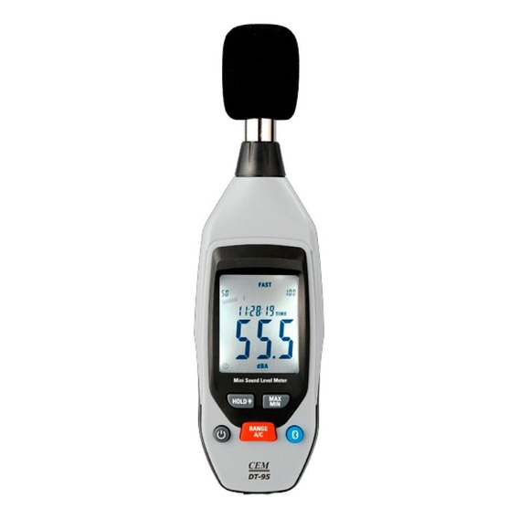 Decibelímetro digital Bluetooth + certificado de calibración 9V