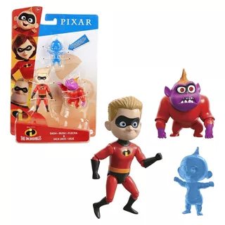 Los Increíbles Figuras Dash Y Jack-jack Disney Pixar