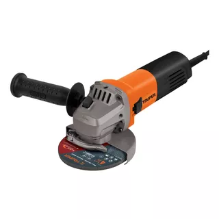 Esmeriladora Angular Truper Profesional Esma-4-1/2a12 De 60 hz Color Naranja 700 W 127 V + Accesorios