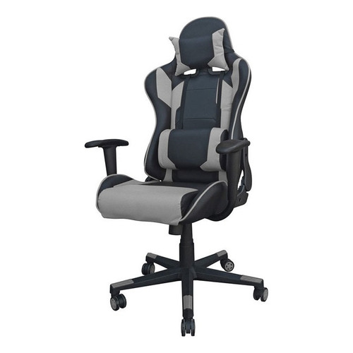 Sillón Pro Gamer Legend - Desillas Color Negro Con Gris