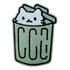 Gatito en la basura gato basurero