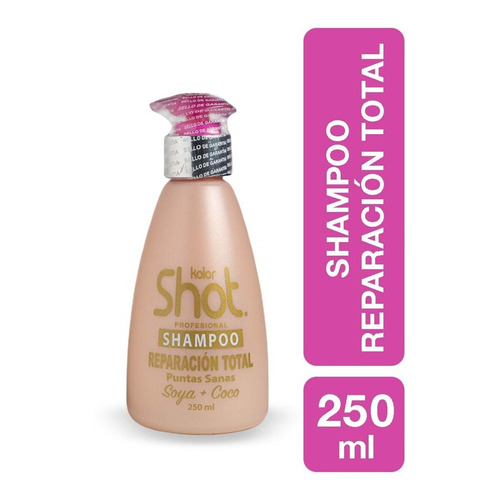 Shampoo Reparación Total Soya+coco Kolor Shot®  Puntas Sanas