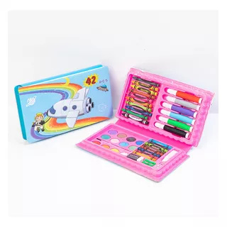 Set Creativo De Colores Arte Caja  42 Pcs