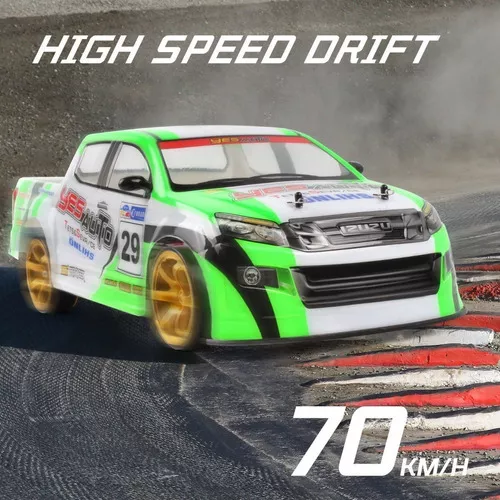 Carro de corrida Drift 2.4G, carro de alta potência 1:10 2.4G RC