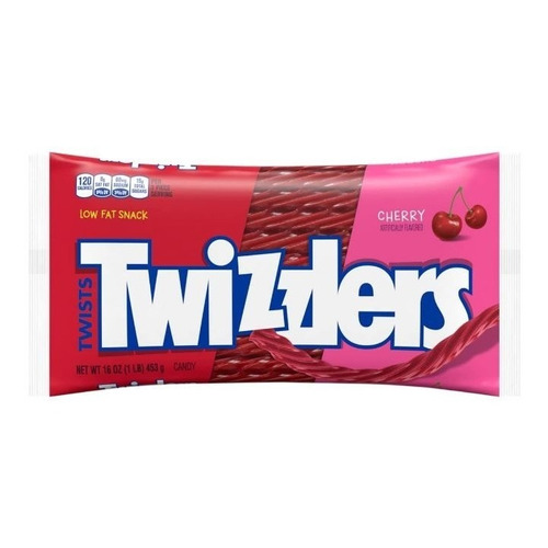 Dulces Twizzlers Twists Cereza 453g Americano