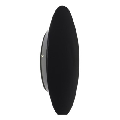 Aplique Apto Ext Big Skote 24w 3000k Negro Moderno Negro