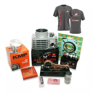 Kit 190 Piratão (210cc) + Comando + Biela + Pino Cg 150