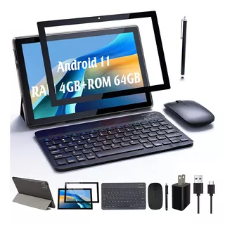 Tablet 10 PuLG 4 Gb Ram 64/512 Gb Rom Teclado Mouse Funda