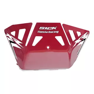 Cubrecarter Plastico Rojo  Xr Blanco Honda Xr190 