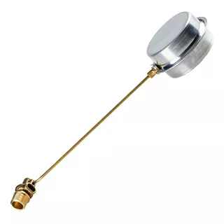 Torneira Bóia Para Água Quente Metal 3/4 Balão Inox Cor Dourado