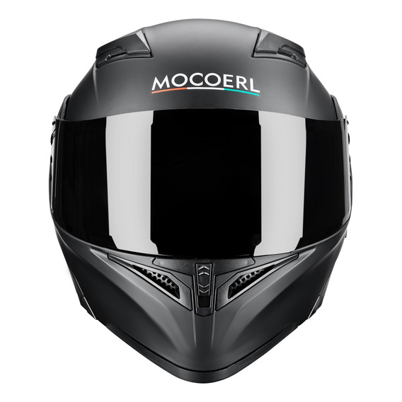 Casco Abatible Certificado Dot Para Moto Negro My-90 Mocoerl