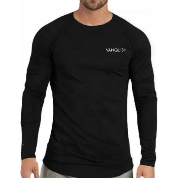 Playera Deportiva Gym Corte Pegado Moda Vanquish V Q 2022am7