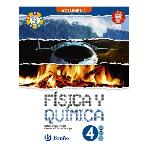 FISICA Y QUIMICA 4 ESO 3 VOLUMENES PROYECTO 5 ETAPAS, de JIMENEZ PRIETO, RAFAEL. Editorial Bruño, tapa blanda en español